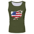 thumbnail image 2 of Caqnni Men's Workout Tank Tops American Flags Shirts for Men Summer Sleeveless Gym Bodybuilding Muscle Cut Off T-Shirts (AG,3XL), 2 of 4