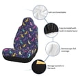 thumbnail image 6 of Yiaed Colorful Dinosaur Print Car Seat Covers,Universal Auto Seats Protector Fits for Car,SUV Sedan,Truck,Automotive Seat Covers & Accessories-1, 6 of 9