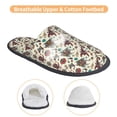 thumbnail image 3 of Fotbe Insects A Pantuflas Peludas para Mujer con Estampado, Zapatillas de Peluche, Zapatos de Invierno para Casa, Uso Interior y Exterior-Medium, 3 of 8