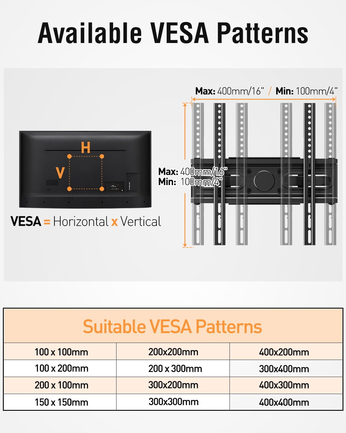 HOMOUNT Full Motion TV Wall Mount for Most 26-70 Inch TVs, TV Bracket with Dual Swivel Articulating Arm, Max VESA 400x400mm, up to 99 lbs
