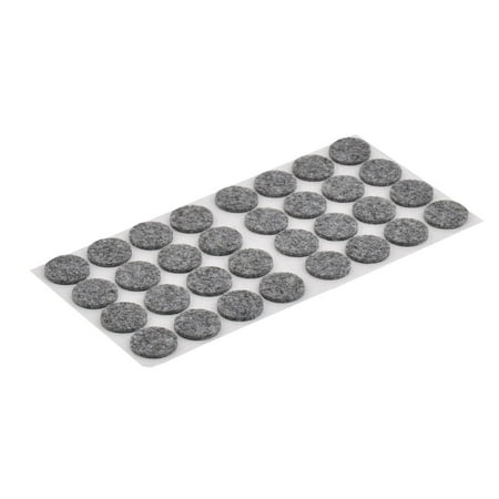 2 In 1 Furniture Design Unique Bargains 32 Pcs Antislip Felt Round 18mm Dia Chair Foot Cover Table Furniture Leg Protector Gray ()