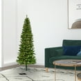 thumbnail image 4 of Vickerman 6.5' x 32" Creswell Pine Artificial Christmas Pencil Tree, Warm White Dura-Lit® LED Lights, 4 of 4