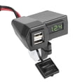 thumbnail image 3 of Voltmeter Universal Motorcycle Dual USB  Socket Adapter with Voltmeter Display, 3 of 8