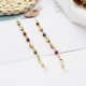 thumbnail image 3 of Eyeglass Chain Strap Holder Cord Sunglass Chain Fashion Crystal Beaded Lanyard Chain Chain for Women , rojo Baoblaze Retenedor de cadena para anteojos, 3 of 4