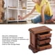 thumbnail image 3 of De Stand Night Stand Birch Wood 3 Cajones Mes De La Noche En Miniatura Muebles De Juguete Para Casa De Muñecas, 3 of 7