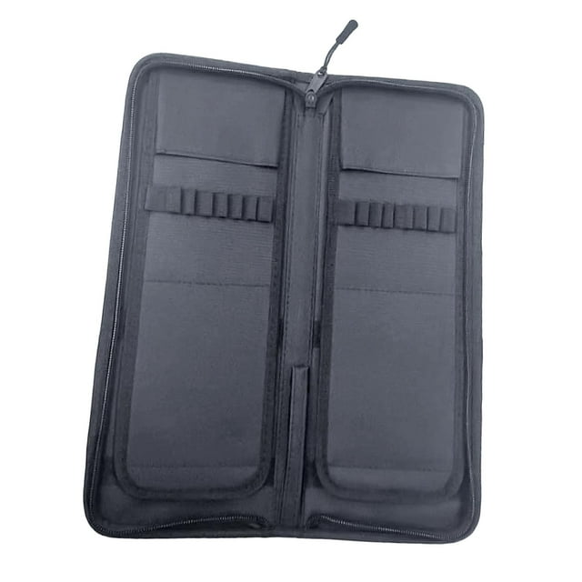 Estuche para pinceles de arte, bolígrafos y lápices, 16 compartimentos, organizador de brochas de maquillaje para viajes, ideal para salón, estudio o
