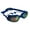 Blue, variant on Swimming Glasses Adjustable Ultra-light PC Polarized Glare-resistant Mirrored Wide Vision Swim Goggles for Women