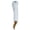 White, variant on Faux Fur Cat Teaser Toy Tail Shape with Feather Elements Interactive Wand for Indoor Cats Decrease Boredom Exercise (Gray)