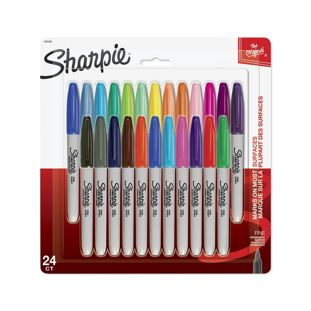 Sharpie Electropop 24-Marker Set, Fine Tip - Walmart.com - Walmart.com