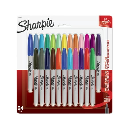 Sharpie Electropop 24 Marker Set Fine Tip Walmart Com