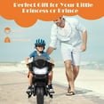 thumbnail image 4 of Costway 12V Kids Ride On Motorcycle Electric Motor Bike w/ Training Wheels & Light Black, 4 of 10