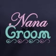 thumbnail image 3 of CafePress - Nana Of The Groom Women's V Neck Dark T Shirt - Women's V-Neck Dark T-Shirt, 3 of 4