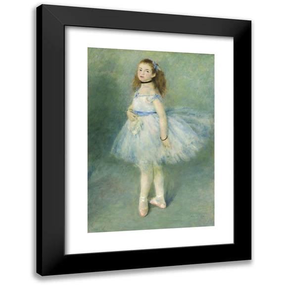 Pierre-Auguste Renoir 11x14 Black Modern Framed Museum Art Print Titled - The Dancer (1874)