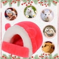 thumbnail image 4 of Cama cálida para hámster de invierno, nido de conejillo de indias, casa suave y pequeña para mascotas, 4 of 6