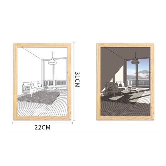 Light Painting Home Decoration Room Ornament Decorative Pictures for Offices Bedrooms Hallway