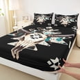 thumbnail image 3 of Castle Fairy Animal Print Aztec Full Size Sheets,Western Bull Skull Bed Sheets, 3 of 7