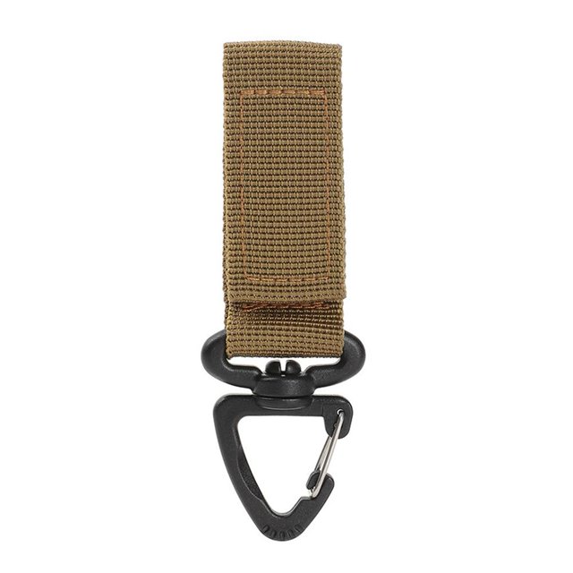 Hebilla Triángulo Mochila Colgando Rotación de 360 grados Gancho en forma de D Caqui FLhrweasw Nuevo