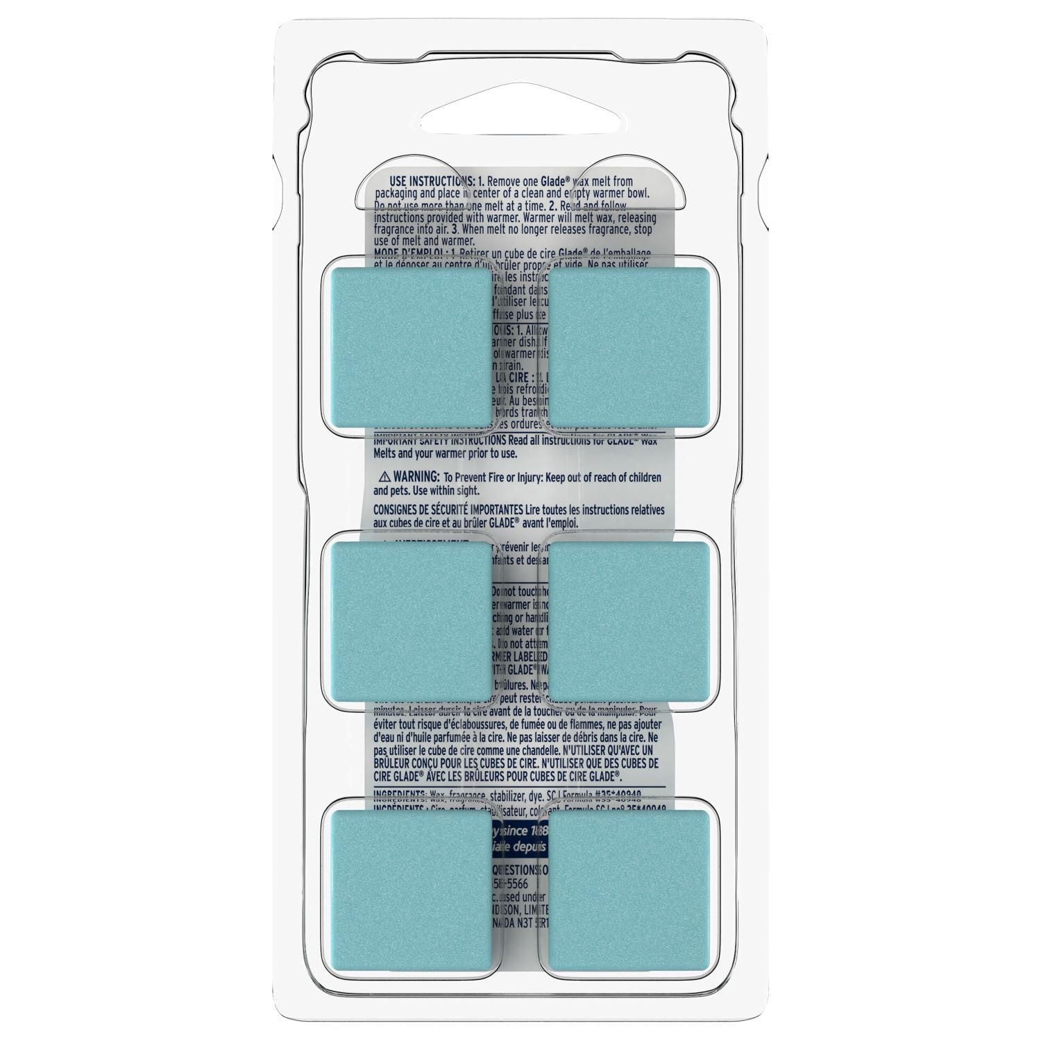 Glade® Wax Melt Air Freshener Refills, Aqua Waves