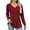 Wine, variant on EDFBUYKRS Long Sleeve Sweatshirts for Women Casual Tunic Tops Fall Crewneck Pullover Sweatshirts Loose Shirts for Women Winter Clothes L