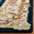 thumbnail image 4 of Safavieh Empire Anderson Floral Wool Area Rug, Navy/Beige, 4' x 6', 4 of 11