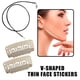 thumbnail image 4 of Abrazaderas En Forma De U Para Estiramiento Facial Y Ajuste Del Cuello, Herramientas De Modelado, Cinturón De Estiramiento Facial Y Facial En Forma De V 5 Pares Sweethay CE008259-02, 4 of 6
