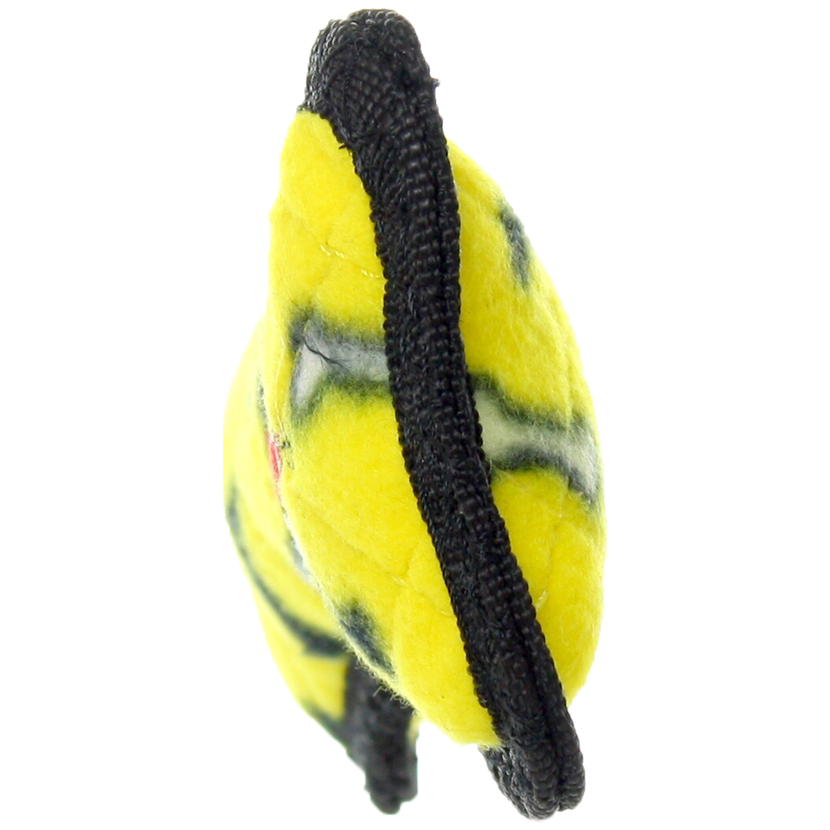 TUFFY® Jr Bone Yellow Bone, 2-Pack, Durable Plush Squeaky Dog Toys