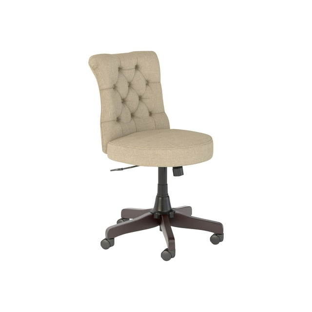 BBF - Chair - mid-back - tilt - swivel - bonded leather - tan fabric