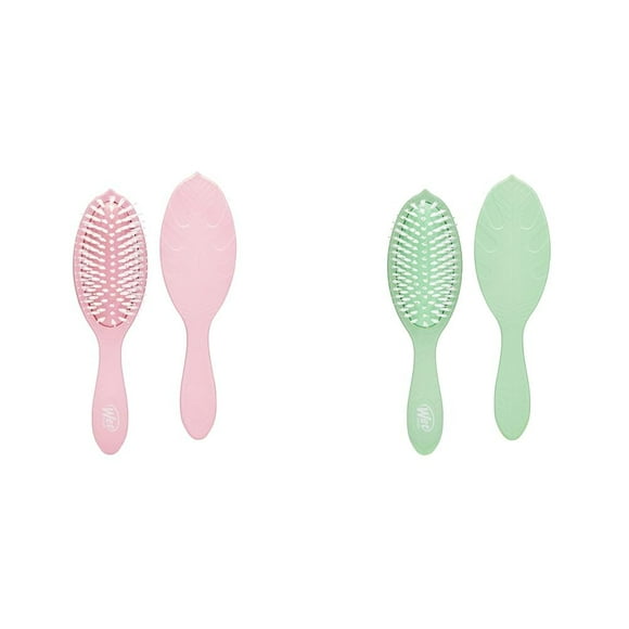 Wet Brush Go Green Watermelon and Tea Tree Oil Infused Detangling Hair Brushes - 2 Pack