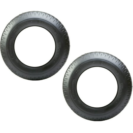 Two Equipment Trailer Tires MH 8x14.5 8-14.5 8 X 14.5 Low Boy Range G Bias