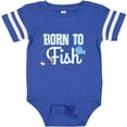 thumbnail image 3 of Inktastic Born to Fish Go Fishing Boys or Girls Baby Bodysuit, 3 of 5