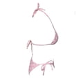 thumbnail image 3 of Traje de Baño Ocean Pacific para Mujer, Cintas Ajustables, Estampado Puntos Rosa Talla G 2 Piezas, 3 of 4
