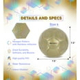 thumbnail image 6 of Barocity Size 4 Soccer Ball - Classic Gold Soccer Sports Ball, 6 of 7