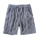 thumbnail image 4 of Ceisia Men's Summer Checkered Solid Color Gift Shorts - Elastic Waistband Drawstring Breathable Quick-Dry Beach Gym Shorts, 4 of 8