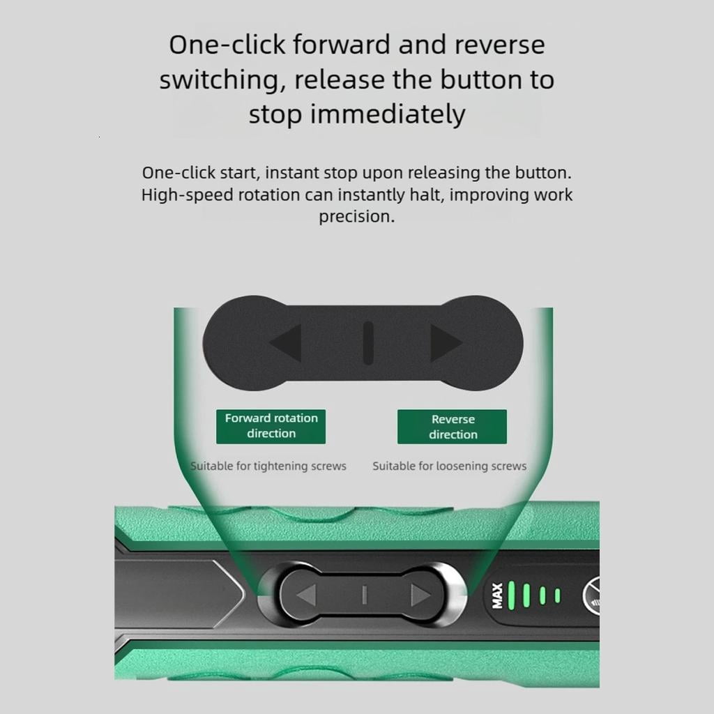 Osdhezcn 4 Grade Torque Control Screwdriver Kit 10Nm Manual Power 5Nm Electric Mode Magnetic Bit Storage