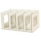 thumbnail image 5 of Estantería de madera para escritorio, moderna y sencilla, organizador de mesa para escritorio, hogar, dormitorio. Blanco, 5 of 9