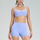 thumbnail image 1 of Traje deportivo de dos piezas para yoga, conjunto de patchwork, conjunto de fitness para gimnasio, ropa de entrenamiento de cintura alta para mujer, ropa deportiva, chándal para mujer, sujetador, 1 of 4