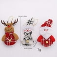 thumbnail image 3 of Christmas Cartoon Doll Pendant, 2 Packs Santa Claus Snowman Elk Ornaments for Christmas Tree Pendant Festive Season Holiday Party Decor, 3 of 8