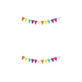 thumbnail image 1 of Advancent Banner Fiesta Mexicana Decoraciones Guirnalda Varias colas Interior Exterior Plástico Fiesta Photo Props Festival Suministros triángulo triángulo 2piezas, 1 of 6
