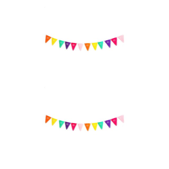 Advancent Banner Fiesta Mexicana Decoraciones Guirnalda Varias colas Interior Exterior Plástico Fiesta Photo Props Festival Suministros triángulo triángulo 2piezas