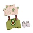 thumbnail image 3 of Ropa de peluche Para muñecas de 15 cm y 17 cm Perfke accesorios Para fotos Verde, 3 of 9