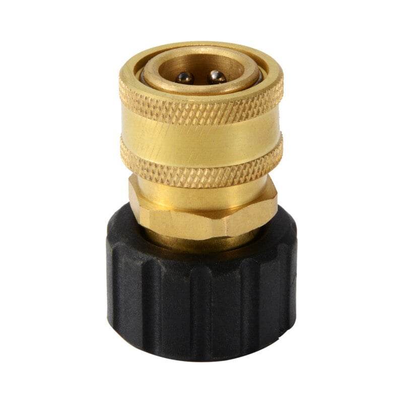 Pressure Washer Hose Adapter 3/8 inch Quick Disconnect Connect Socket Coupler Brass Pressure Washer Quick Connect