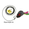 thumbnail image 6 of Cat Toy Interactive Hanging Cat Exercise Toy Releasing Energy Adorable Plush Chicken Mouse Toy Pet Supply, 6 of 8