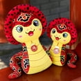 thumbnail image 3 of BAELLERT Chinese Style Snake Plush Toy Stuffed Zodiac Snake Mascot Doll Animal Plushie Home Office Bedroom Decoration Year of Snake New Year Gift, 3 of 8