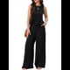 thumbnail image 3 of Conjuntos de Pantalones para Mujer, 2 Piezas, Sin Mangas, Cuello Redondo, Camisetas Sin Mangas, Conjuntos A Juego para Mujer, Cintura Elástica, Pierna Negro M, 3 of 8