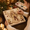 thumbnail image 4 of Qwtwty Christmas Pearl Art DIY Kit for Adults, Christmas Diamond Art Kits DIY Diamond Painting Crafts Kit for Home Wall Decor Holiday Gift, 4 of 7