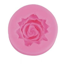3d Rose Flower Shape Silicone Soap Mold Handmade Diy Cake Fondant Decoration Soap Making Silicone Mold 3pcs D8L8