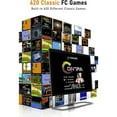 thumbnail image 3 of Retro Video Controllers - Classic 8-Bit, Plug & Play TV System with 620 Preloaded, Mini Machines with Dual Wireless Controllers, Ideal Gift for Boys and Nostalgia Lovers, 3 of 9