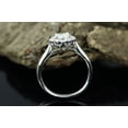 thumbnail image 5 of 2.28 Ct Stunning Solitaire Round Natural Moissanite Diamond Wedding Rings for Ladies Solid 14K White Gold, 5 of 8