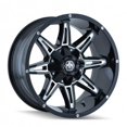 thumbnail image 1 of Mayhem 8090-2978M 8-180 PCD Rampage Black Milled Spokes Wheel, 1 of 1