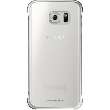 Samsung Galaxy S6 edge Case Protective Cover - Clear Silver